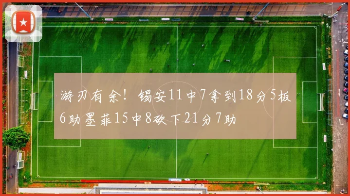 游刃有余！锡安11中7拿到18分5板6助墨菲15中8砍下21分7助